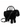 Melie Bianco Sheep Black Vegan Leather Crossbody Bag