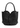 Melie Bianco Tulip Black Recycled Vegan Rhinestone Top Handle Bag