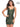 La Femme Short Dress With Sequin On Jersey With V Neckline